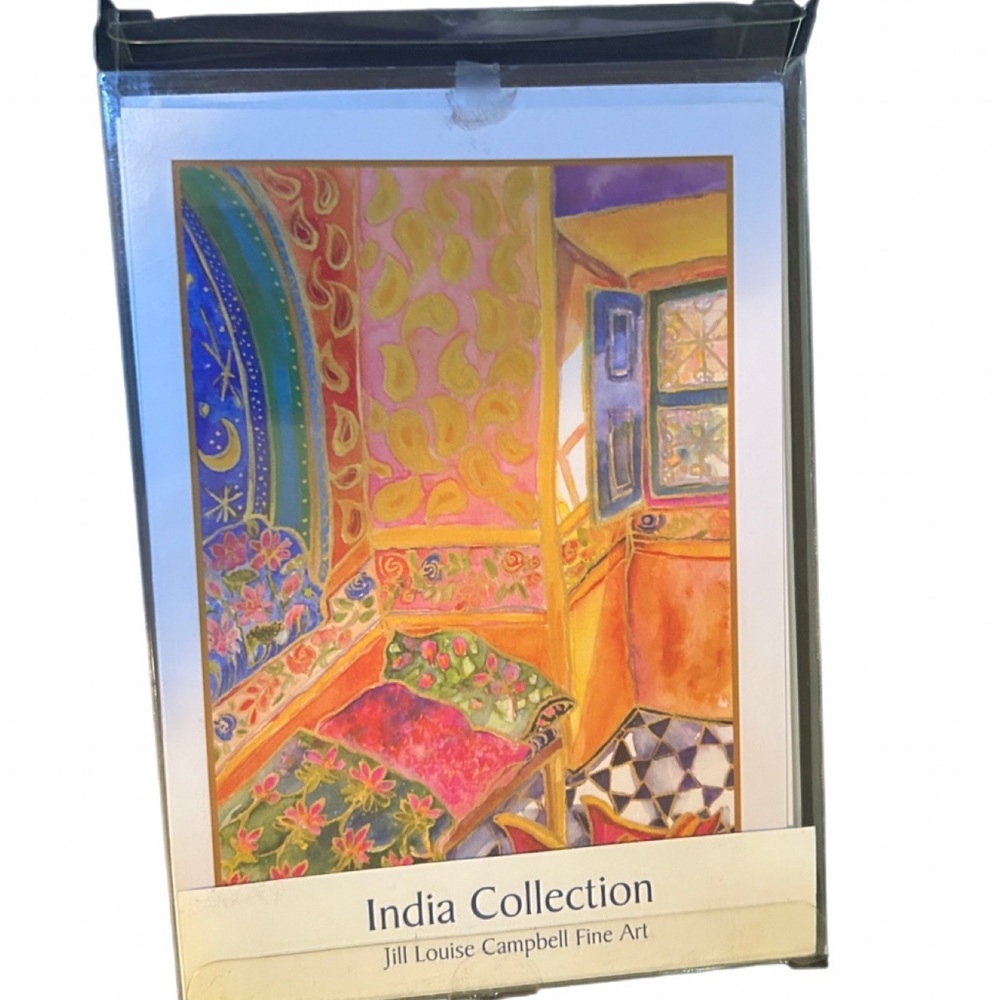 10 India Collection Fine Art Cards by Jill Louise